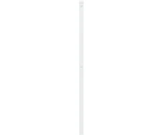 Metalinis keičiamas galvūgalis, baltos spalvos, 75 cm