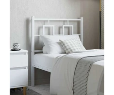 Metalinis keičiamas galvūgalis, baltos spalvos, 75 cm