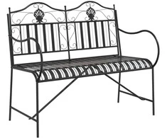 Sodo suolas Juoda 103,5 x 59 x 89 cm Plienas