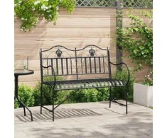 Sodo suolas Juoda 103,5 x 59 x 89 cm Plienas