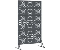 Privatumo žaliuzės 100 x 50 x 180 cm Plienas Antracito