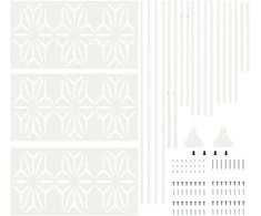 Privatumo žaliuzės Balta 100 x 50 x 180 cm Plienas