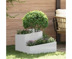 Sodo vazonas Sidabro 60 x 60 x 50 cm Cinkuota plienas