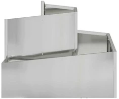 Sodo vazonas Sidabro 60 x 60 x 50 cm Cinkuota plienas