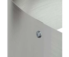 Sodo vazonas Sidabro 120 x 120 x 20 cm Cinkuota plienas
