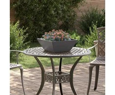 Sodo vazonas 5 pcs Juoda 40 x 40 x 15 cm