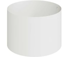 Sodo vazonas Balta 90 x 90 x 20 cm Šaltai valcuotas plienas