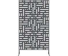 Privatumo žaliuzės 100 x 50 x 180 cm Plienas Antracito