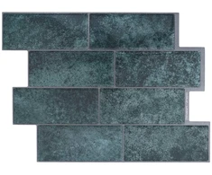Metro plytelė 10 pcs Mėlyna žalia 29 x 21 cm