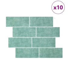Metro plytelė 10 pcs Pilkai žalia 29 x 21 cm
