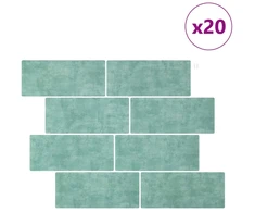 Metro plytelė 20 pcs Pilkai žalia 29 x 21 cm