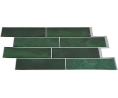 Metro plytelė 20 vnt. Tamsiai žalia 29 x 21 cm