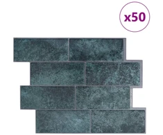 Metro plytelė 50 pcs Mėlyna žalia 29 x 21 cm