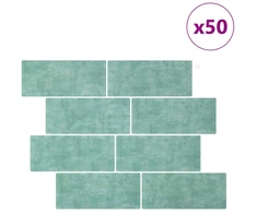 Metro plytelė 50 pcs Pilkai žalia 29 x 21 cm