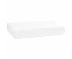 Miegamoji pagalvė Balta 50 x 30 x 10,5 cm Atminties putos