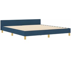Lovos rėmas su galvūgalio Mėlyna 180 x 200 cm audinys
