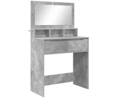 Miegamojo persirengimo stalai Betono pilka 80 x 39,6 x 135 cm