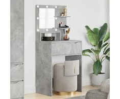 Miegamojo persirengimo stalai Betono pilka 80 x 39,6 x 135 cm