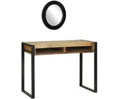 Makiažo stalas Ruda 100 x 50 x 75 cm Mango medienos masyvas
