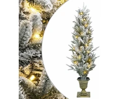 Mini Kalėdų medis 120 cm 100 LED Šilta balta PVC ir PE