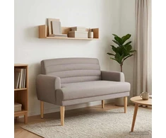 Minkštas kampas su mygtukų apmušalais Taupe 116 x 67 x 80 cm