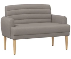 Minkštas kampas su mygtukų apmušalais Taupe 116 x 67 x 80 cm