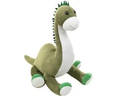 Minkštas žaislinis dinozauras-Brontozauras, žalias, pliušinis