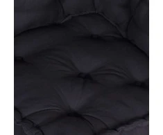 Dvivietė modulinė sofa, antracito spalvos, 140x70x36, audinys
