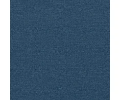 Modulinė kampinė sofa su pagalvėlėmis, mėlyna, 100 cm