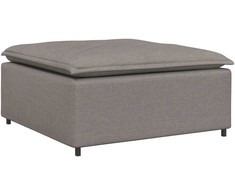 Modulinė sofa, pakojų modulis, pilkai ruda, 100x100x48 cm