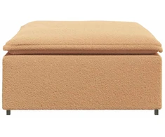 Modulinė sofa, pakojų modulis, smėlio spalvos, 100x100x48 cm