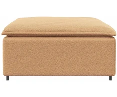 Modulinė sofa, pakojų modulis, smėlio spalvos, 100x100x48 cm