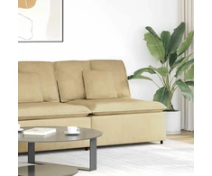 Modulinė sofa su centriniu moduliu, pilkai žalia, 100 cm