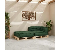 Modulinė sofa, žalia, 70x70x54 cm, audinys