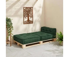 Modulinė sofa, žalia, 70x70x54 cm, audinys