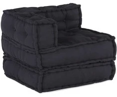 Modulinė sofa 4 pcs Antracito Audinys