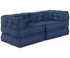Modulinė sofa 2 pcs Indigo 140 x 70 x 56 cm Audinys