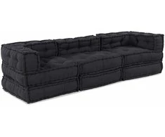 Modulinė sofa 3 pcs Antracito Audinys