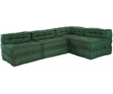 Modulinė sofa 4 pcs Žalia audinys