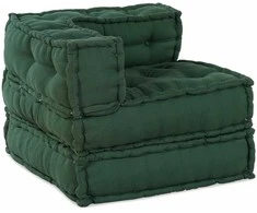 Modulinė sofa 4 pcs Žalia audinys