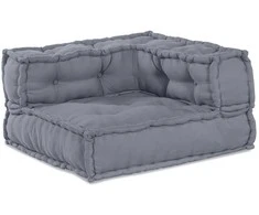 Modulinė sofa 3 pcs Pilka 140 x 70 x 36 cm audinys