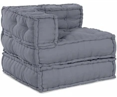 Modulinė sofa Pilka 70 x 70 x 56 cm Audinys