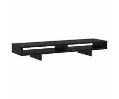 Monitoriaus laikiklis Juoda 100 x 27 x 15 cm Apdirbta mediena