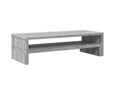 Laikiklis Monitoriaus stovas, pilkas ąžuolo, 54x22x15cm, apdirbta mediena