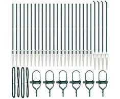 Tvorelės stulpas 26 pcs Pilka 3,2 x 3,2 x 205 cm