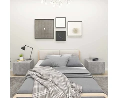 Naktinė spintelė, betono pilkos spalvos, 100x35x40cm, MDP