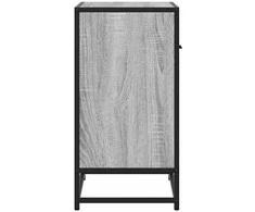 naktinė spintelė Pilka Sonoma 60x31x60 cm Mediena ir metalas