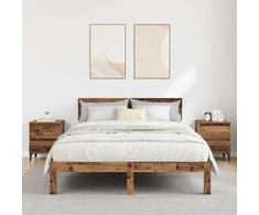 Šalia lovos spintelė 2 pcs Sena mediena 40 x 35 x 50 cm