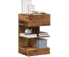 Naktinės spintelės, 2vnt., medienos, 40x35x65cm, mediena
