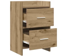 Naktiniai staliukai 2 pcs Artisano ąžuolo 40 x 30 x 60 cm